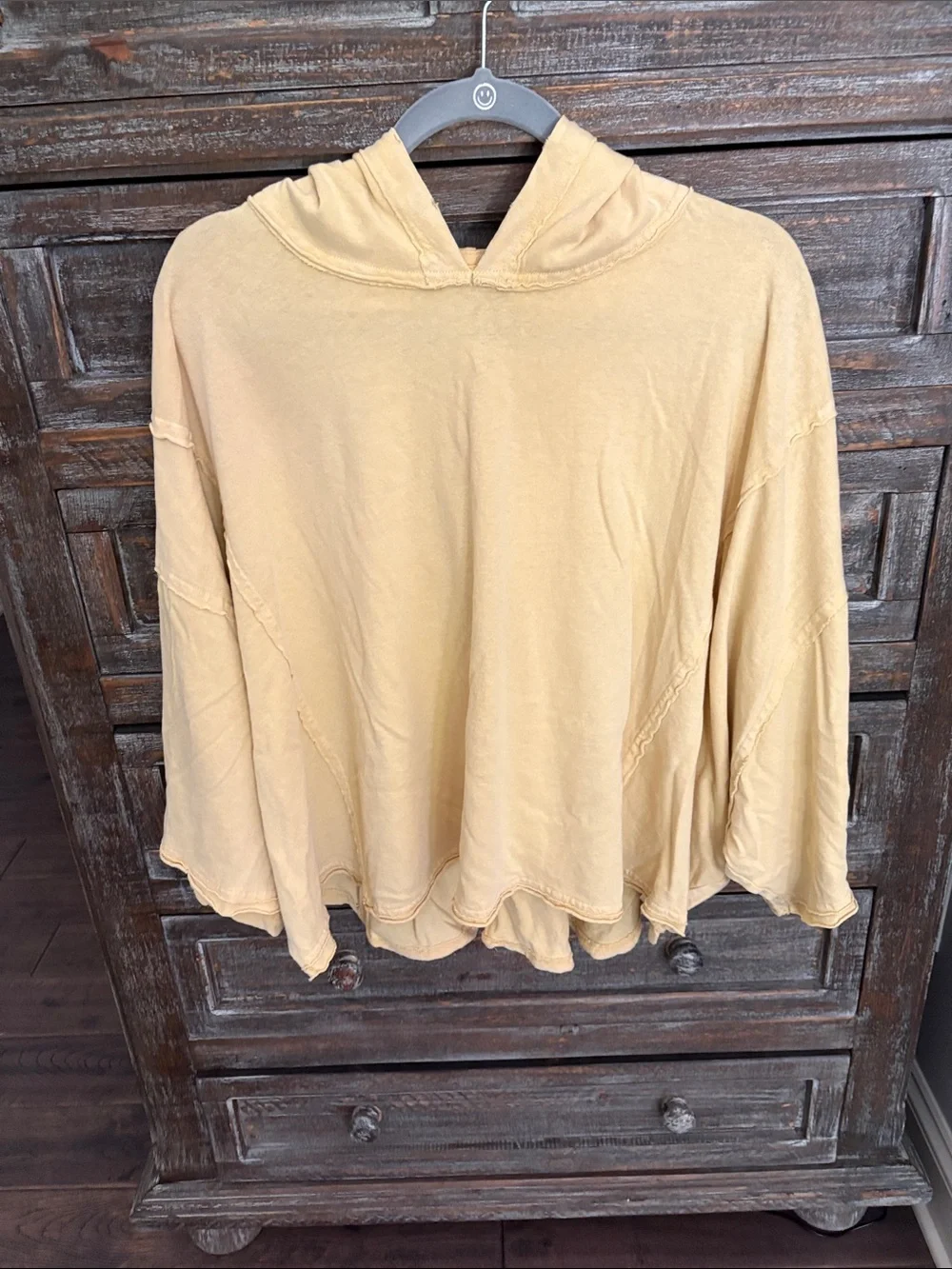 We The Free Hooded Top in Pale Yellow